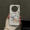 Record Puppy Is Suitable for Huawei Mate70pro Mobile Phone Case, the New Pura80pro Matte Colored Silver Mate60 Card.