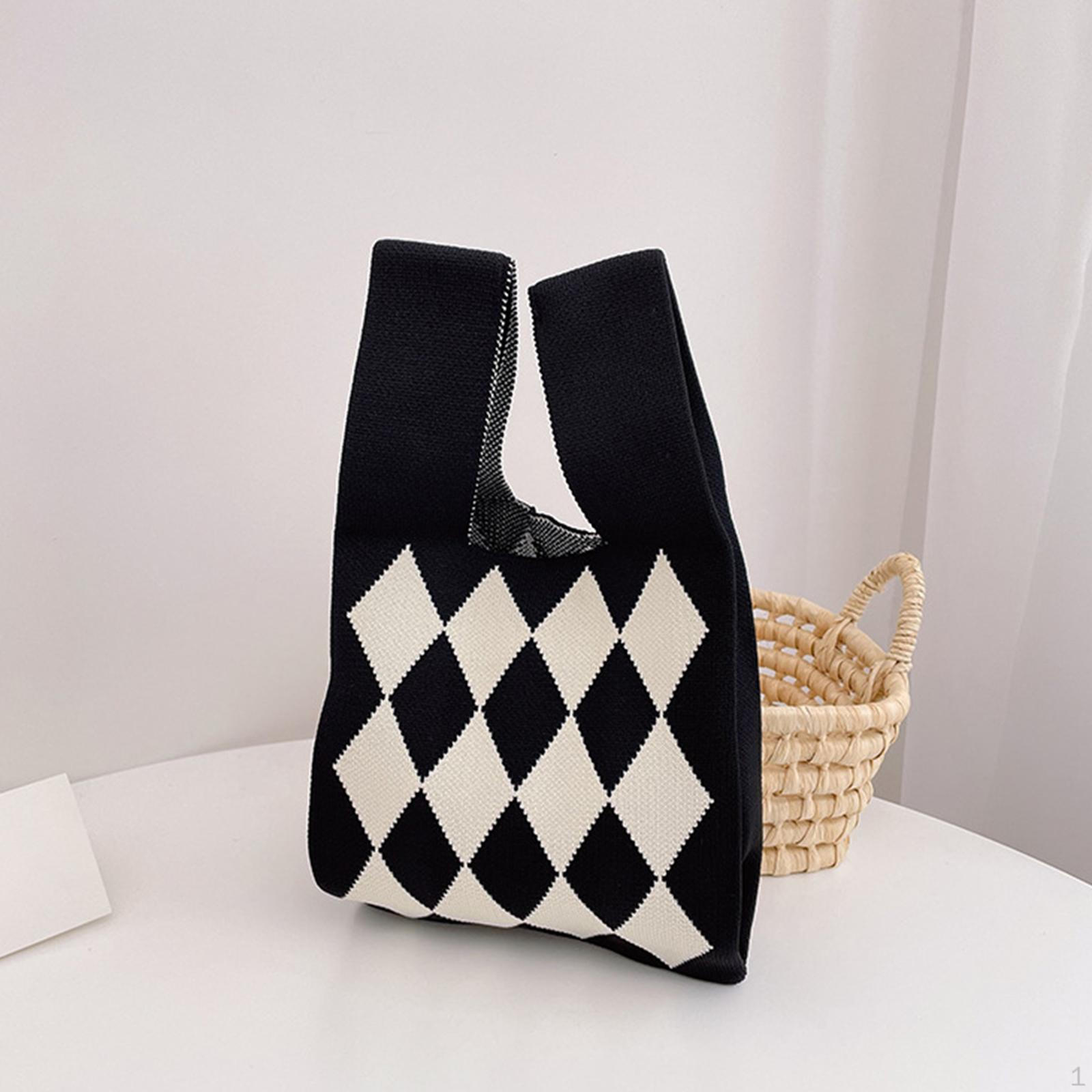 Стильная вязаная сумка-тоут для женщин - Шикарная сумка для повседневного использования