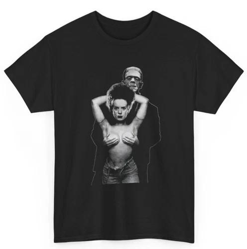 The Bride of Frankenstein T Shirt, FRANKENSTEIN Horror Monster Movie Unisex Tee