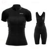 Womens Cycling Jersey Set Breathable Short Sleeve Mountain Bike Outfit Sportswear Road Trail Riding