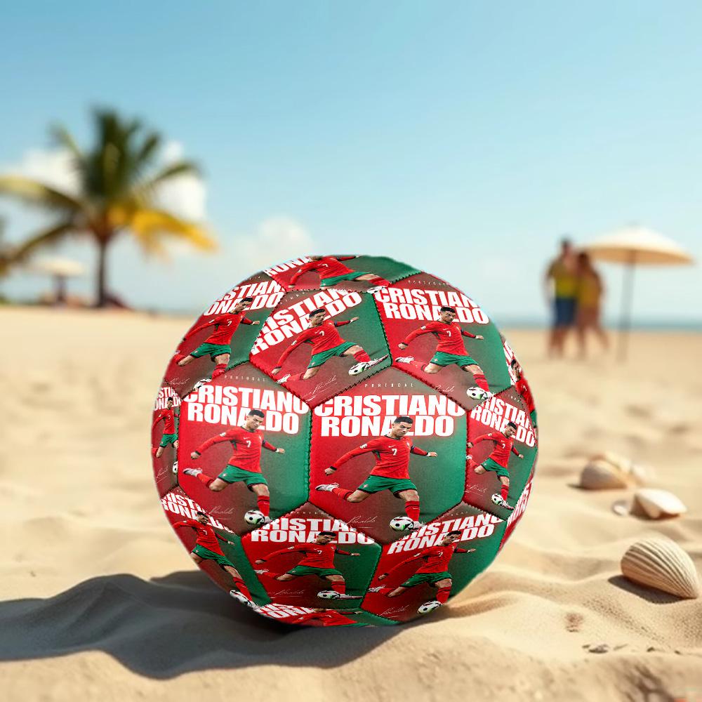 Cristiano Ronaldo Taglia 5 Pallone da Calcio Pallone da Calcio ad Alta Elasticità Per Competizione All'aperto Allenamento Quotidiano Gioco