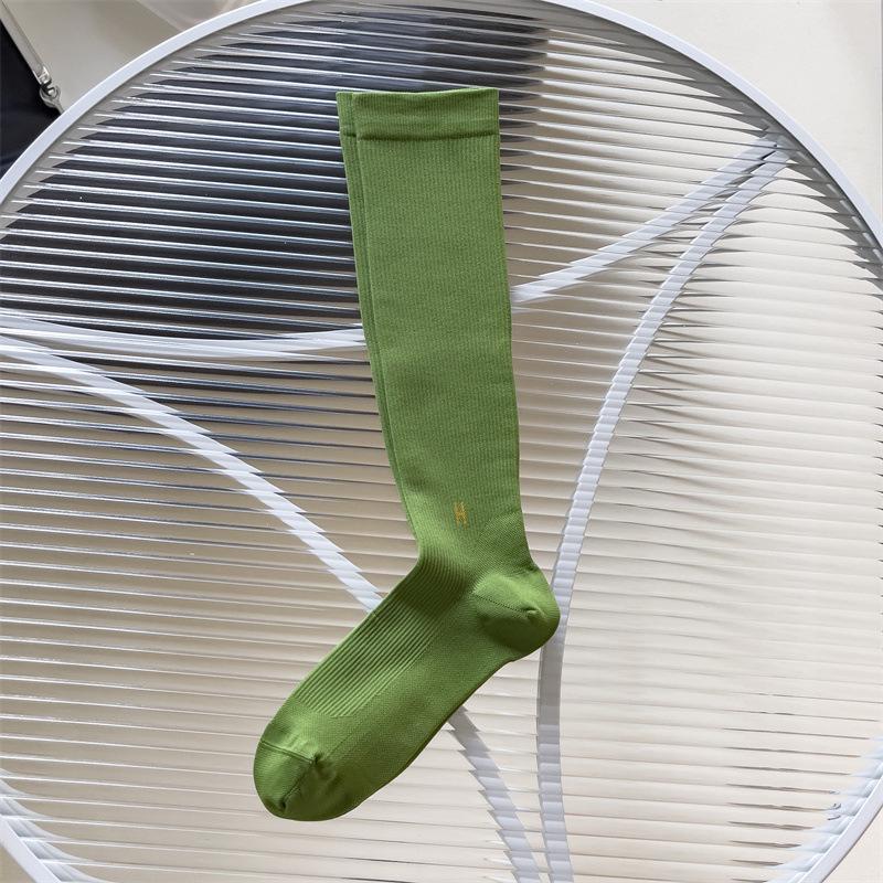 

Красочные спортивные носки с буквенным дизайном для йоги, пилатеса и спорта One Size зелёный