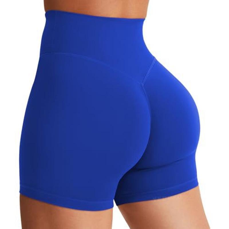 Hohe Taille Po-Hebende Schnelltrocknende Yoga-Shorts