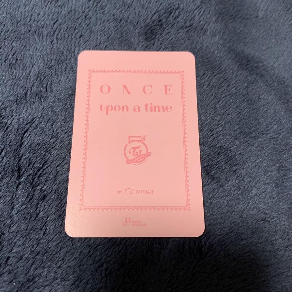 [USED] TWICE ONCE upon a time trading card Jihyo
