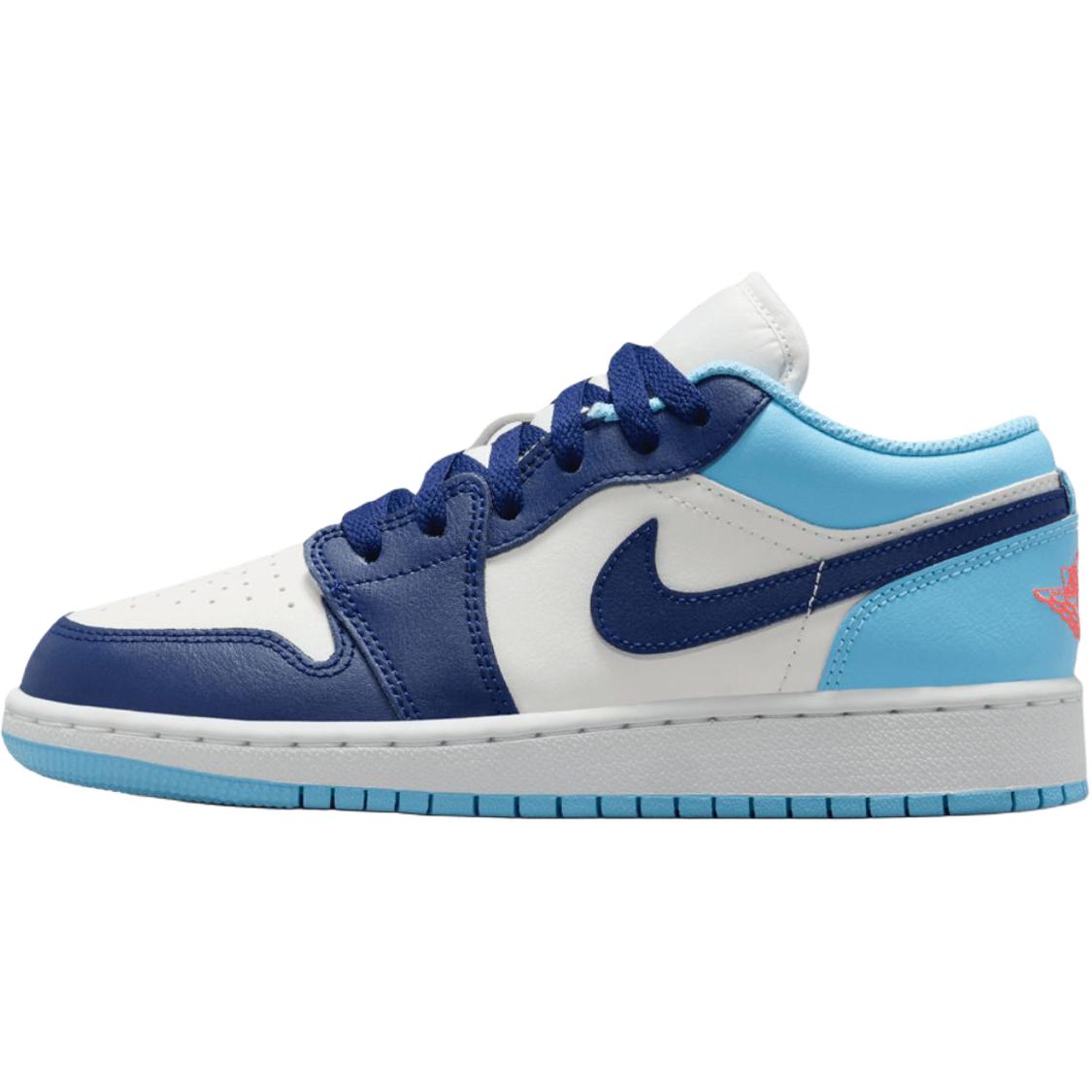 Air Jordan 1 Low GS Sail Blue Chill 553560-149 35.5