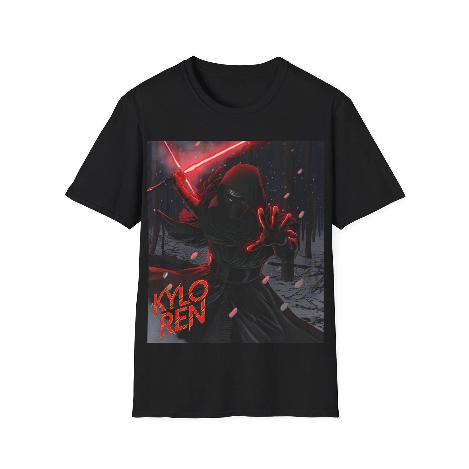 Kylo Ren T Shirt Star Wars Dark Side Villain Tee S