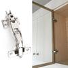 3Pcs Stainless Steel Door Hinge for Cabinet Cupboard Closet Furniture Hardware Fittings