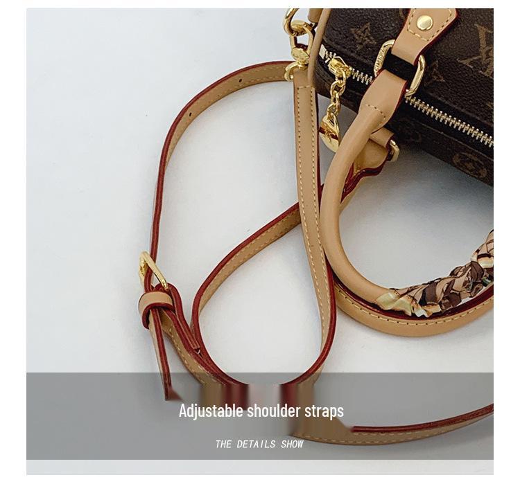 LUYIOUSHEYA Women's 2025 High-End Monogram Boston Pillow Crossbody Bag