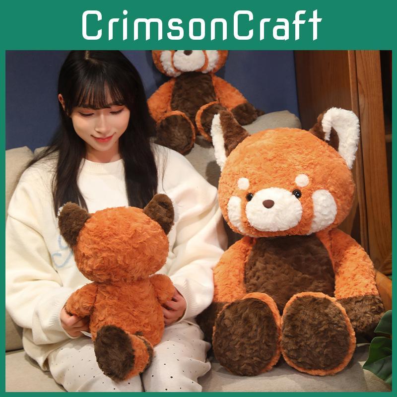 Panda Plush Red Toy Dolls Room Decoration Ornaments Children Festivals Gift