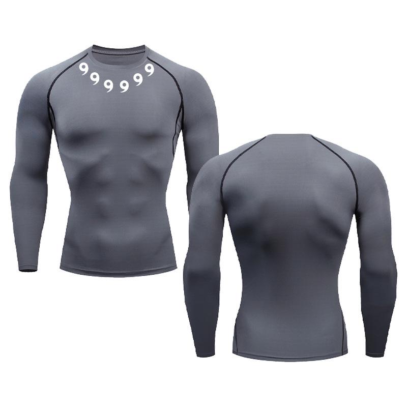 Men's Quick-Dry Printed Short Sleeve Sports T-shirt - Summer Outdoor Fitness & Running