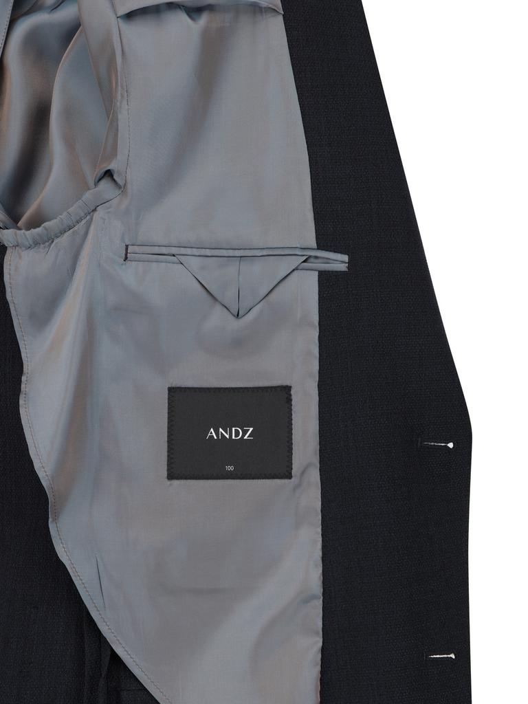 And Z Men'S Knit Setup Jacket_Bzg2Kg1103Nv