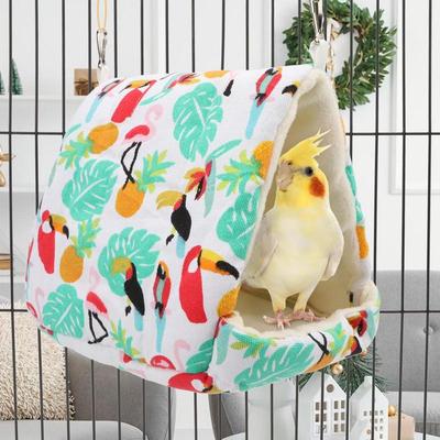 Hammock Nest For Bird Cage Warm Nesting Hammock House For Winter Birds Indoor Outdoor Decoration Pet Habitat For Small To Medium