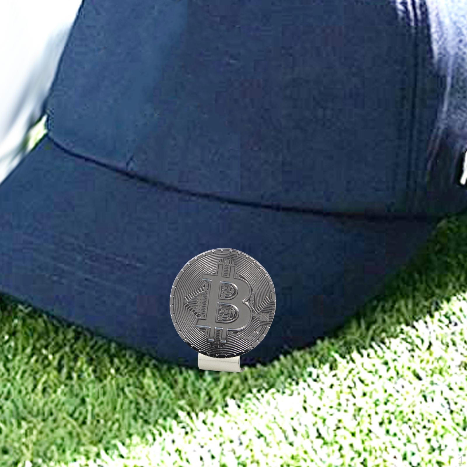 

Легкий маркер для мяча для гольфа, зажим для шляпы для занятий спортом на открытом воздухе чёрный