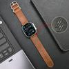 Genuine Leather Band for Apple Watch 49mm 46mm 45mm 44mm Watchband Correa for iWatch Ultra 2 series 10 9 8 7 6 5 4 Se Men Strap