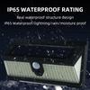 190led Solar Led Light Outdoor Garden Decoration Wall Lamp With 4 Mode IP65 Waterproof Solar Motion Sensor Light For Yard Door