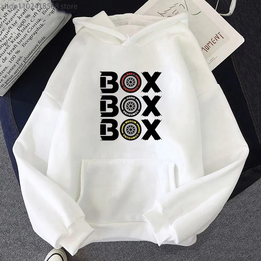 

Box Box Box Hodies F1 Tyre Compound V2 Sweatshirts Women s Unisex Long Sleeve Hoodie L