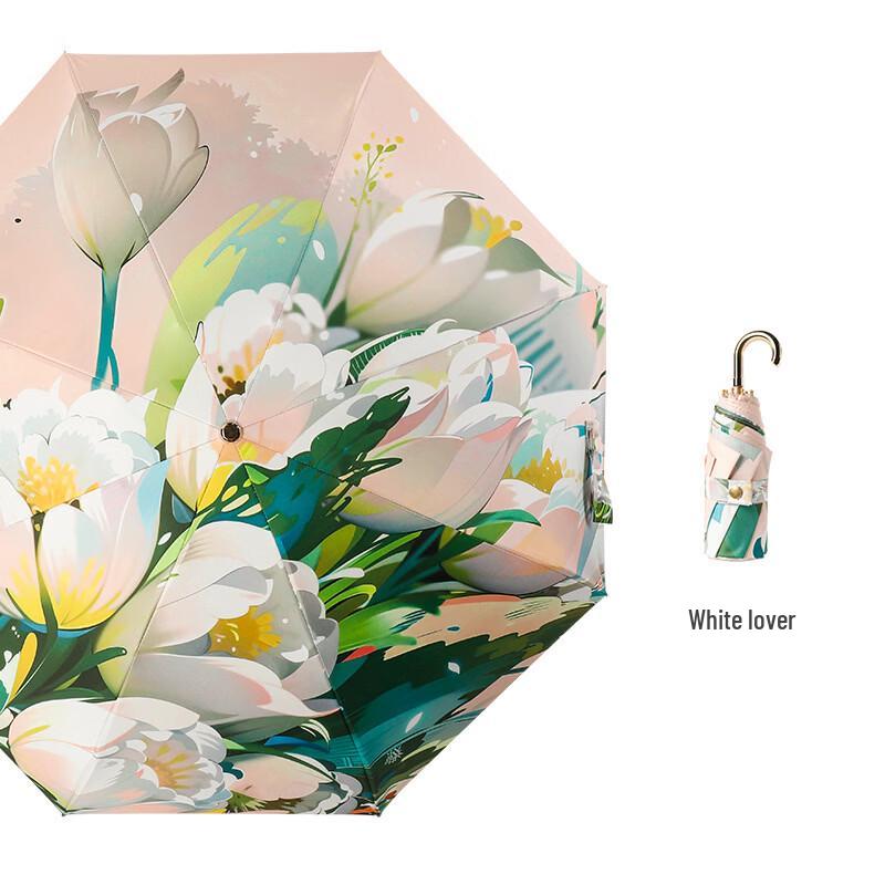 PALONY Compact Five-Fold Sun Umbrella