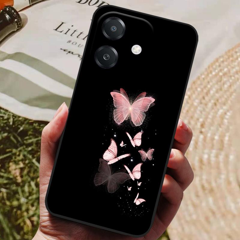 Para OPPO A3 A3x Funda Lujosa Cubierta Trasera de Silicona Funda de Teléfono para OPPO A3x 4G 5G Fundas A 3 3x Parachoques Suaves Coque A60 5G Lindas Capas