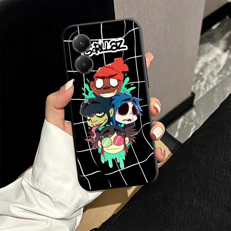 

G-Gorillaz Anime Soft Phone Case for Xiaomi Poco X5 X6 X7 X8 Pro Max X3 F7 F8 Ultra M8 M7 M6 M5 Redmi 15 15C 14C 13C 12C X4 F6 Xiaomi Poco X5