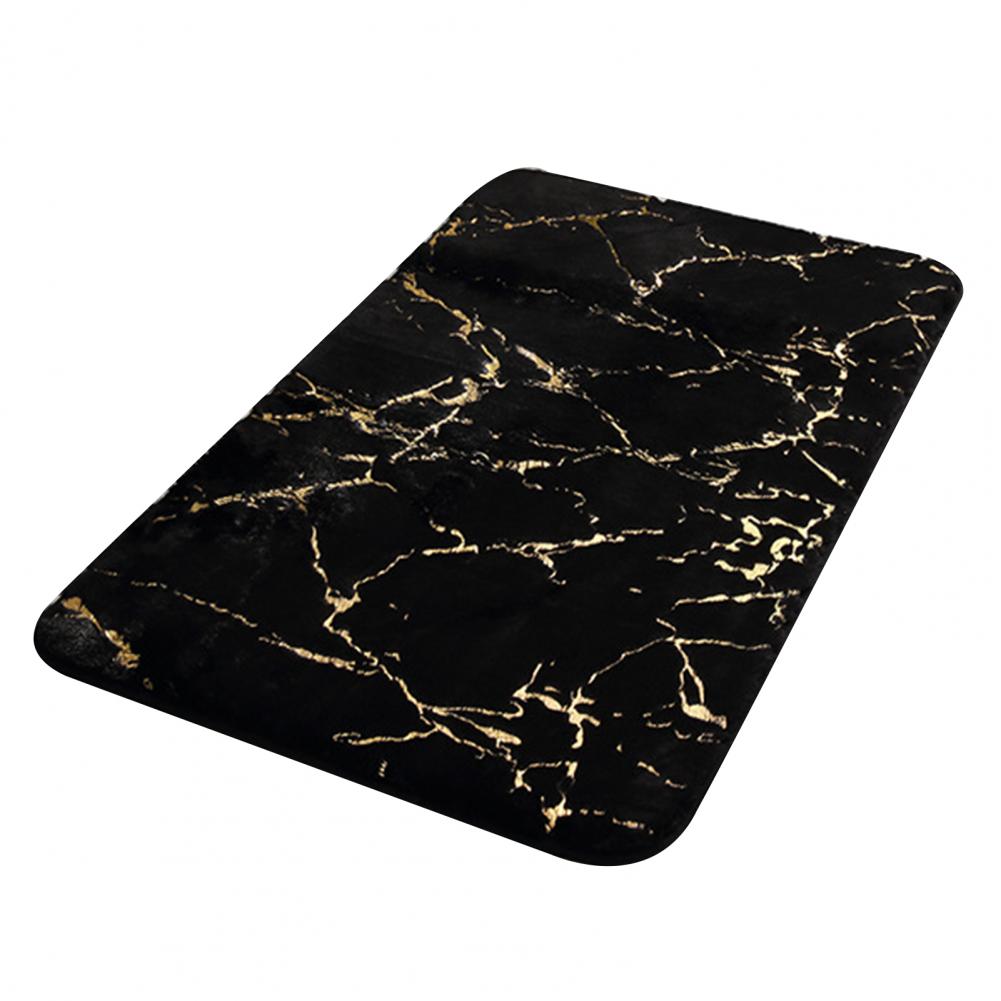 Bath Mats Rugs & Toilet Covers Non Slip Soft Thick Absorbent Marble Design Bathroom Mat