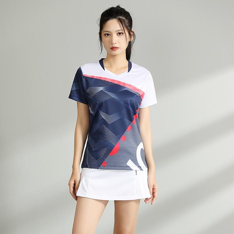 Quick Dry Badminton Shirt Shorts Set Men Women Tennis Table Volleyball Training Competition