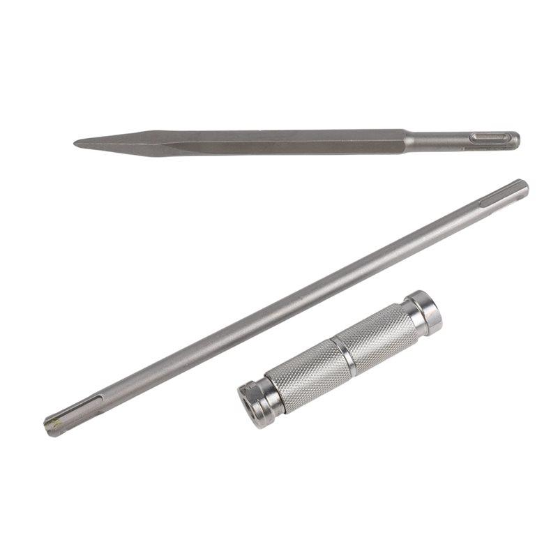 ABBP-26Cm Extension Rod Set For SDS PLUS Extension For Rotary Hammer Drill Quick Release Extension Rod Round Shank Extension Rod