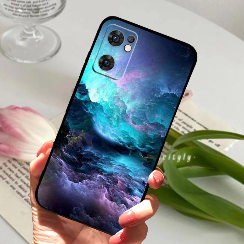 For Oppo Find X5 Lite Case CPH2371 Fashion Soft Silicone TPU Matte Phone Cover For OPPO FINDX5 Lite 5G Shockproof Bumper Fundas