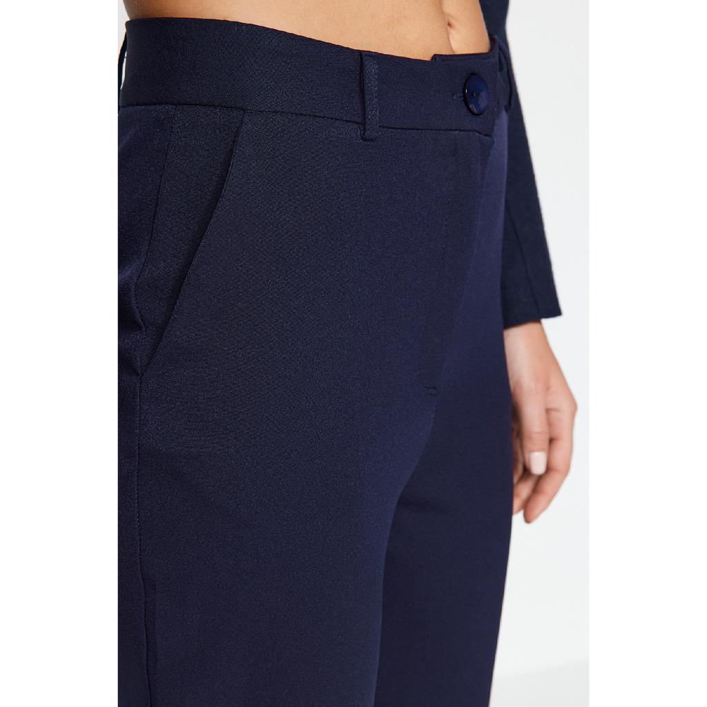 Black Basic Woven Trousers Twoss19st0038