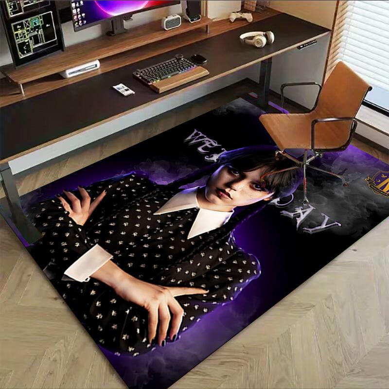1pc scissors witchcraft Carpet Anti Slip Polyester Floor Mat for office.Bedroom