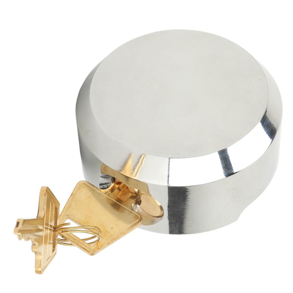 Kłódki z ukrytym pałąkiem Wysokie bezpieczeństwo Odporne na podważanie Kłódka puckowa na drzwi przyczepy z 2 kluczami dla