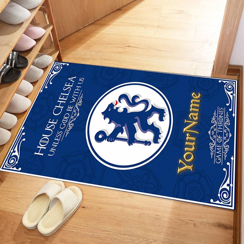 Chelsea Personalized Name Carpet Suitable for Foyer Bedrooms Playrooms Outdoor Anti-slip Rug Anime Office Decor Birthday/Christmas Gift