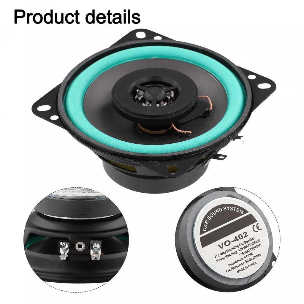 Car Coaxial Speakers Full Range Subwoofer HiFi Car Audio All Music Genres