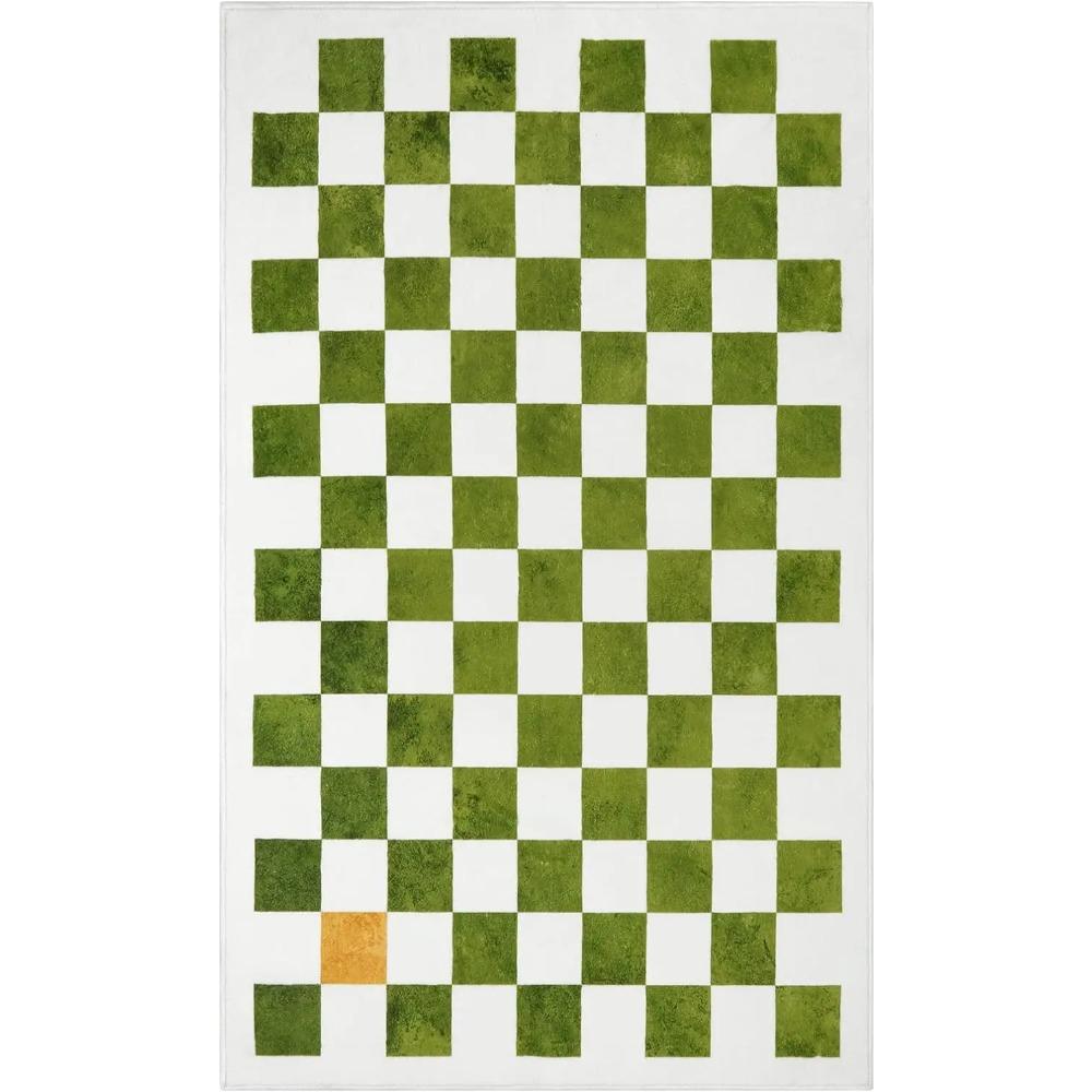 

Цветной клетчатый ковер, геометрические клетчатые напольные коврики для прикроватной зоны, общежития, гардеробной, столовой, мягкие нескользящие коврики 40x60cm 16x24 inch