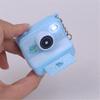Imitation Camera Shape Keychain Decoration with Press Play Sound and Auto Glowing LED Nighttime Visibility Enhancer