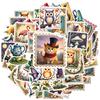 35-50pcs Vintage Exquisite Butterfly Flower Cartoon Graffiti Stickers Waterproof For Phone Guitar Notebook Suitcase Water Bottle