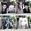 Anime The Blue Wolves of Mibu Cushion Cover Cushion Cover Set Pcs X X X Pillowcase Decorative Sofa Home Decor