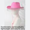 Casual Denims Hat Trendy Rhinestones Hat Comfortable Outdoor Denims Hat for Travel Vacation and Casual Wear