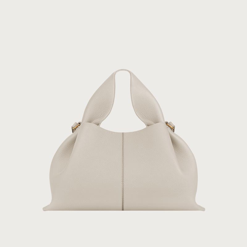 Polene Cloud Bag Dumpling: Genuine Leather Single Shoulder Crossbody Handbag. In Stock.