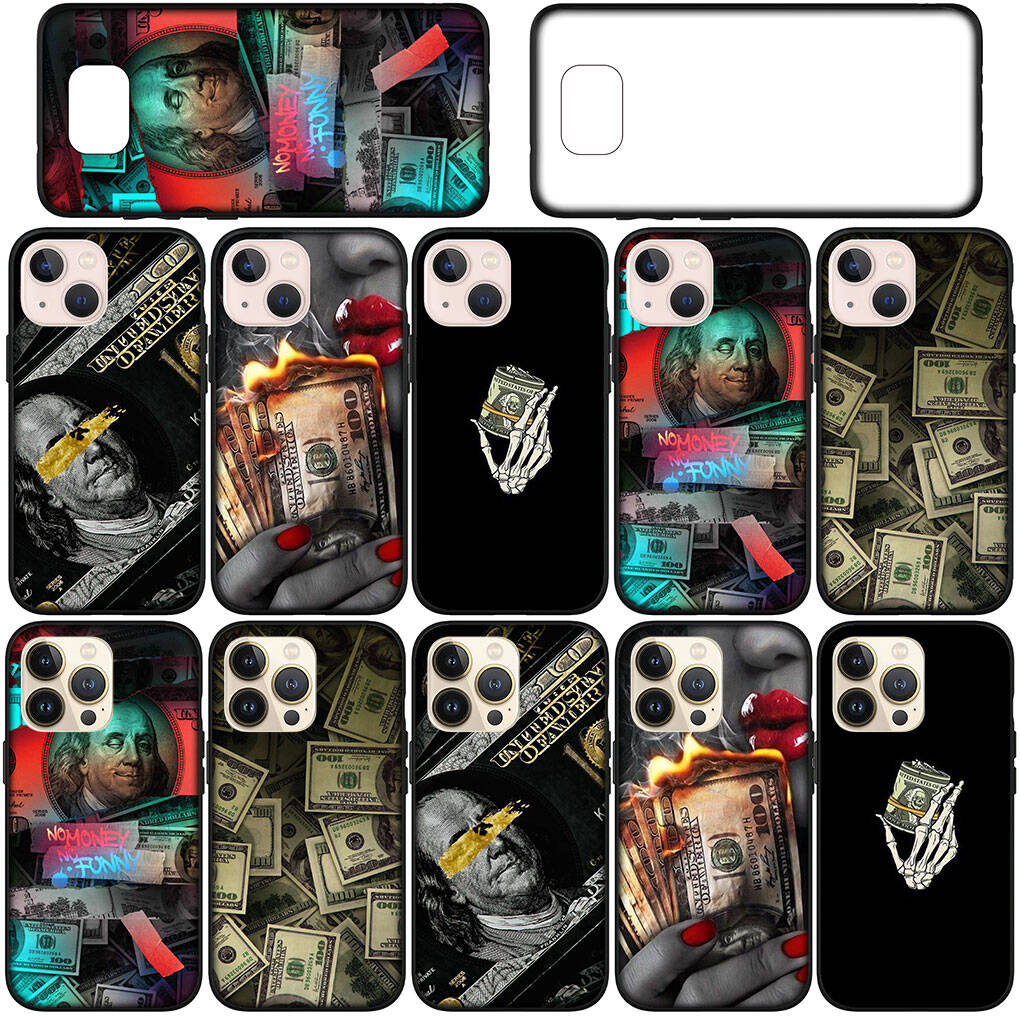 for iPhone 17 16 15 Xiaomi Poco F7 F8 X7 X6 C85 C75 C71 M8 Redmi Note 14 13 12 11 Pro Max 14C 13C 15C A3 A4 Phone Case Poster Money 100 Dollars Cover