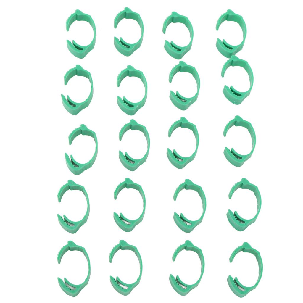 100 db Csirke Azonosító Lábgyűrű Állítható DIY Csíptetős Kacsa Gyűrű Gácsérokhoz Galambokhoz Zöld