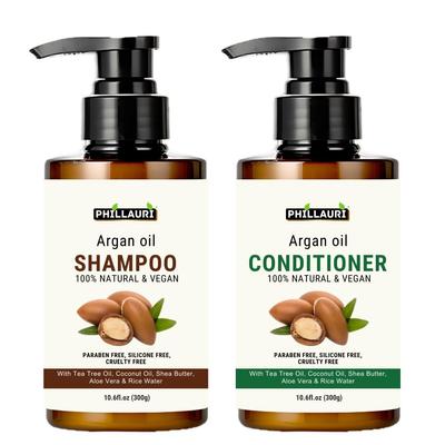 Seidiges Glättungs-Shampoo und -Conditioner zur Haarausfallkontrolle und für Feuchtigkeit, Nährung, 20,29 fl oz