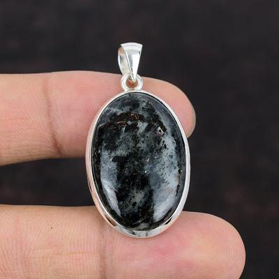 Astrophyllit-Anhänger, handgefertigter Boho-Stil-Schmuck, 925er Sterlingsilber-Anhänger, Astrophyllit-Edelstein-Schmuck, Hochzeitsgeschenk-Anhänger für Frauen