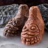 Fluierul Morții Îți Dă Fiori pe Șira Spinării Fluierul Morții Aztec Țipăt Uman Zgomotos Pentru Cosplay Activitate în Aer Liber Petrecere Fluier Zgomotos