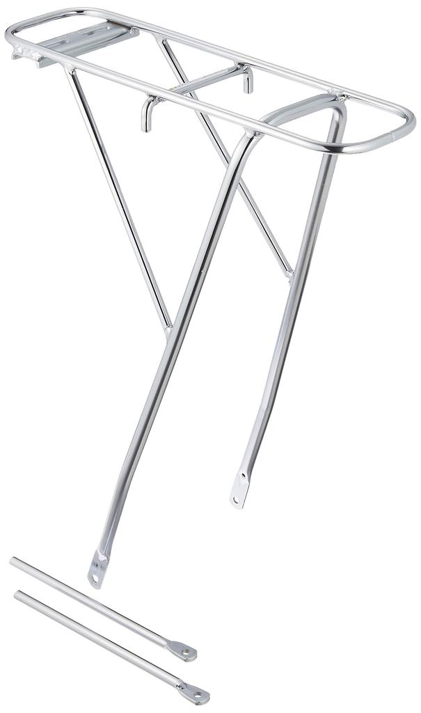 BRIDGESTONE CHeRO Rear Carrier for 700C and 650C, Dowel Mount, CP (Plated), RC-CR P5595 F140093CP