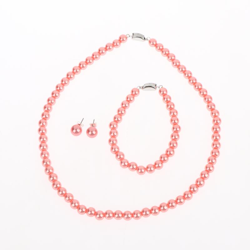 Fashionable Pearl Shell Bead Necklace Set For Women Mother'S Day Gift High-End Clavicle Chain Ins Style Jewelry