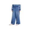 Oryginalne Jeansy Adicolor Denim Adilenium z Szerokimi Nogawkami WMNS "INDIGO DENIM" JV7454