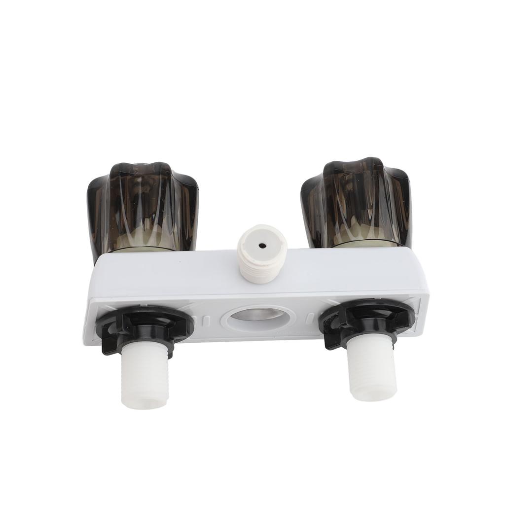 RV Shower Faucet   Temperature Control Compact RV Shower Valve Diverter with 2 Knobs for Motorhome Campervan