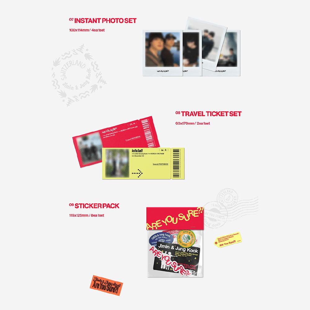 2. Vorbestellung Jimin x Jungkook Bist du sicher? Staffel 2 Fotobuch & Weverse POB