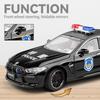 1:24 Scale M8 Police Vehicle Model Alloy Cars Toys Boys Sound Light Diecast Metal Pull Back Auto Gift Hot Wheels Collect Premium