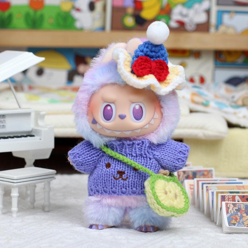 

Новая игрушка Кукла Лаббо Одежда для вечеринки Свитер для куклы Детская одежда Labubu Baby Clothes